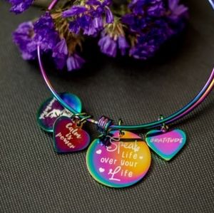 "If You Say So" Charm Bracelet by BrownBee Posh